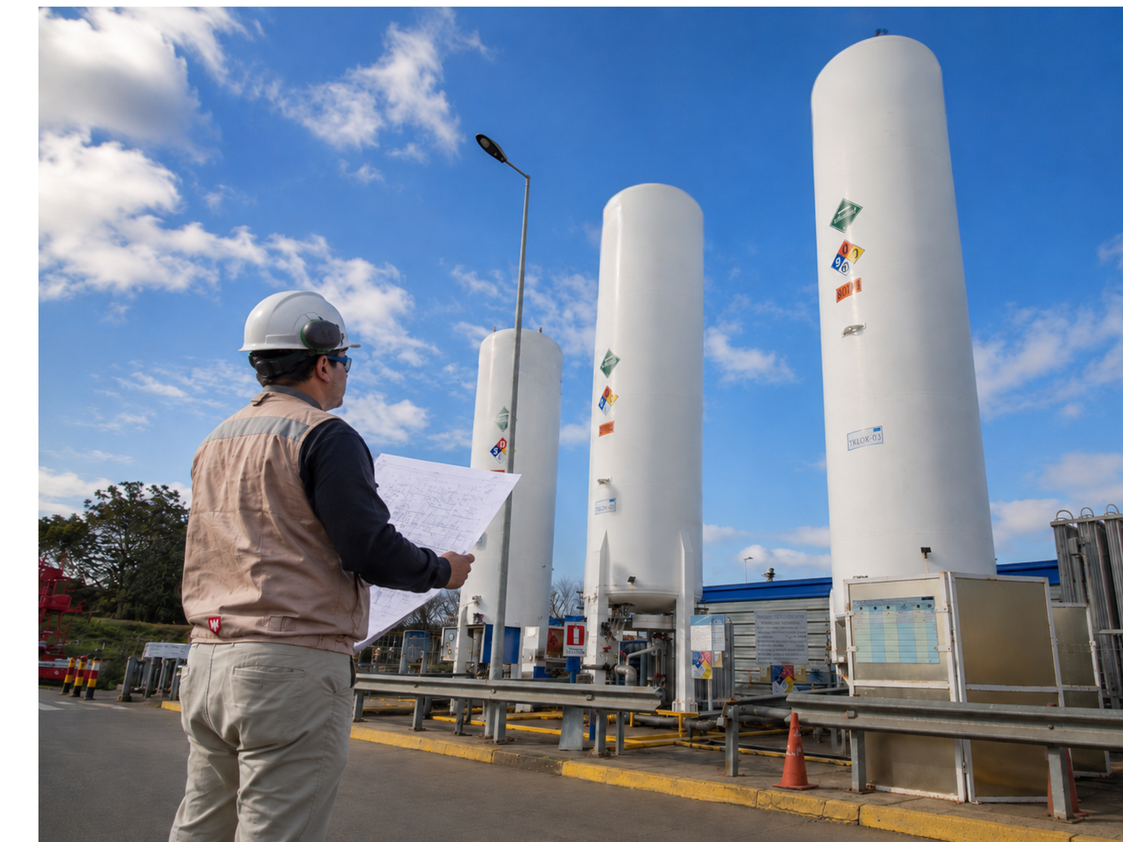 Levantamiento técnico industrial en planta criogénica